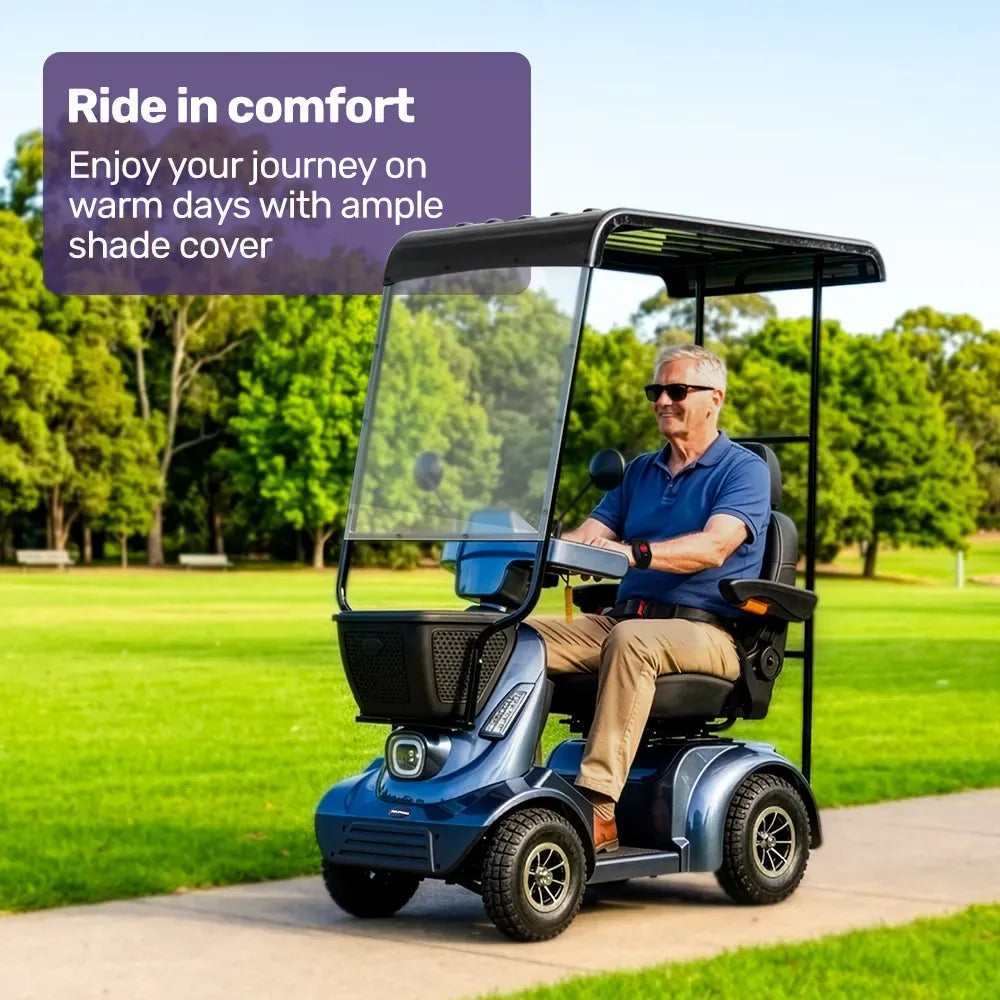 EQUIPMED Shade Canopy for ComfortCruise Mobility Scooter