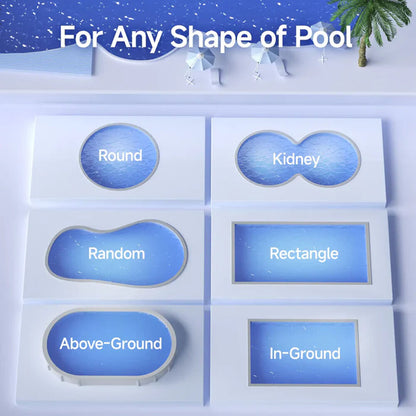 WYBOT C1 Cordless Robotic Pool Cleaner, with APP Control, Auto Vacuum Robot, Wall & Waterline Cleaning, Above Ground Inground up to 150sqm