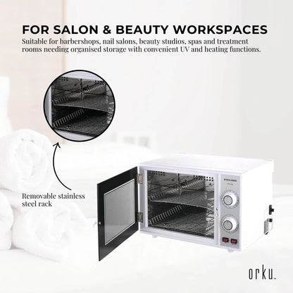 Orku 20L UV Disinfection Cabinet for Salon Beauty Nail Tool Storage