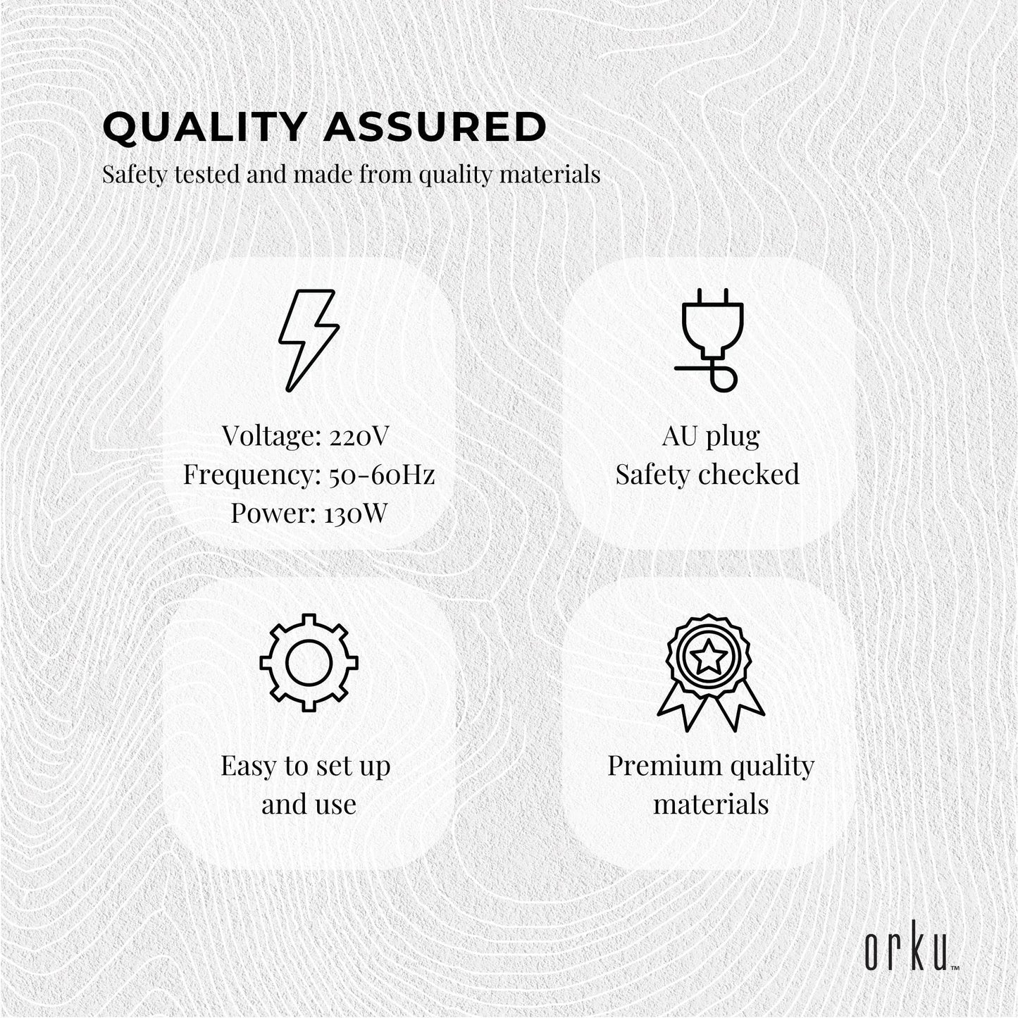 Orku 20L UV Disinfection Cabinet for Salon Beauty Nail Tool Storage