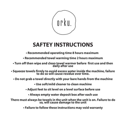 Orku 20L UV Disinfection Cabinet for Salon Beauty Nail Tool Storage