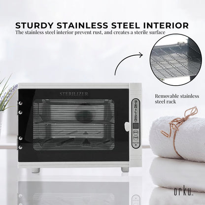 Orku 10L UV Steriliser Box Beauty Equipment Sanitising Salon Tools Sterilizer