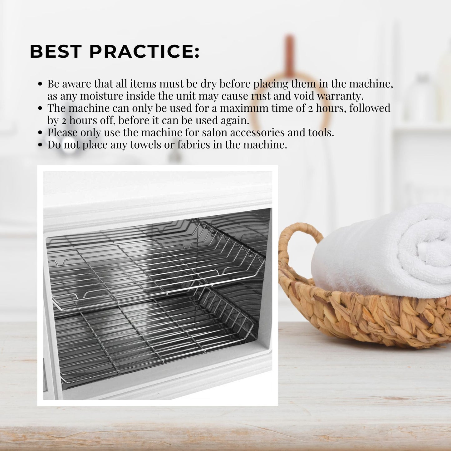 Orku 10L UV Steriliser Box Beauty Equipment Sanitising Salon Tools Sterilizer