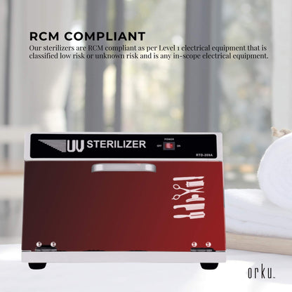 Orku 8L UV Steriliser Box Beauty Equipment Sanitising Salon Nail Tool Sterilizer