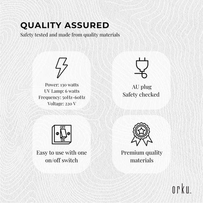 Orku 8L UV Steriliser Box Beauty Equipment Sanitising Salon Nail Tool Sterilizer