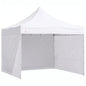 Wallaroo 3x3m Pop Up Gazebo Marquee Tent with 5 Walls, Sandbags & Carry Bag - White Folding Outdoor Canopy Shade