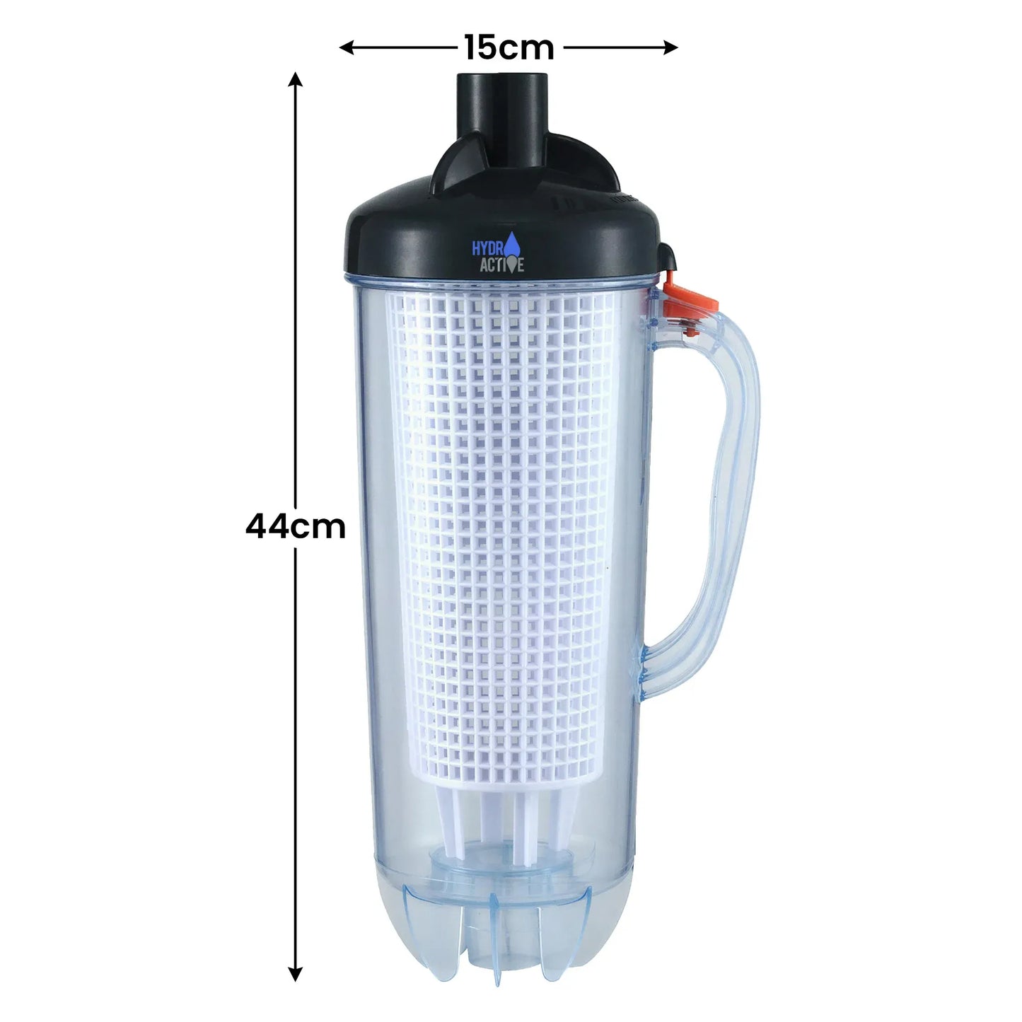 HydroActive Pool Leaf Canister Inline Debris Catcher for Suction Pool Cleaners