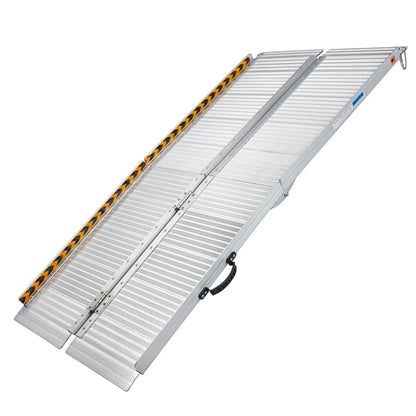 Kartrite 6ft Portable Folding Aluminium Wheelchair Ramp 275kg Heavy Duty Non-Slip Mobility Ramp for Steps & Cars