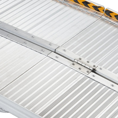 Kartrite 6ft Portable Folding Aluminium Wheelchair Ramp 275kg Heavy Duty Non-Slip Mobility Ramp for Steps & Cars