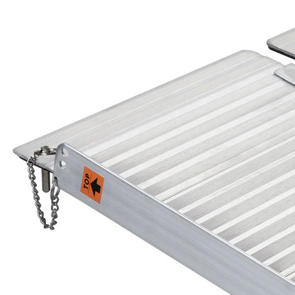 Kartrite 6ft Portable Folding Aluminium Wheelchair Ramp 275kg Heavy Duty Non-Slip Mobility Ramp for Steps & Cars