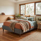 Bed Frame Mattress Foundation (Dark Grey) - Queen