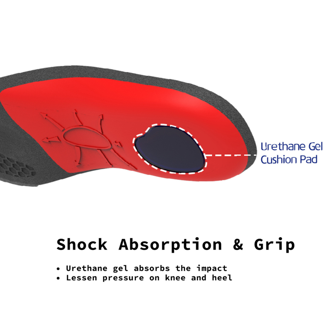 2X Pair Full Whole Insoles Shoe Inserts M Size Arch Support Foot Pads