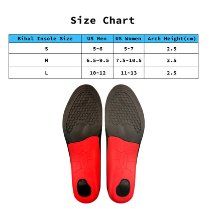 2X Pair Full Whole Insoles Shoe Inserts M Size Arch Support Foot Pads