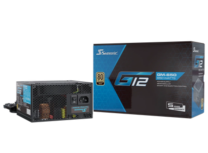 Seasonic 650W G12 V1.5 GM-650 Semi-Modular 80 PLUS Gold ATX PSU