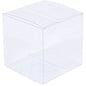 50 Pack of 10cm Square Cube PVC Box -  Product Showcase Clear Plastic Shop Display Storage Packaging Box