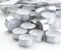 50 Pack Bulk Tea Light Candles - White Smokeless Tealights Unscented - 9 Hour Burn Time