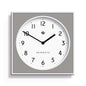 Newgate Burger & Chips Wall Clock Posh Grey