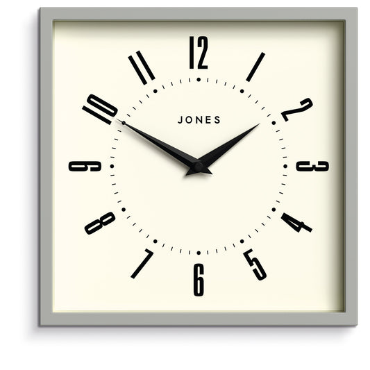 Newgate Jones Box Wall Clock Grey