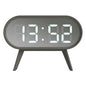 Newgate Space Hotel Cyborg Led Alarm Clock Grey