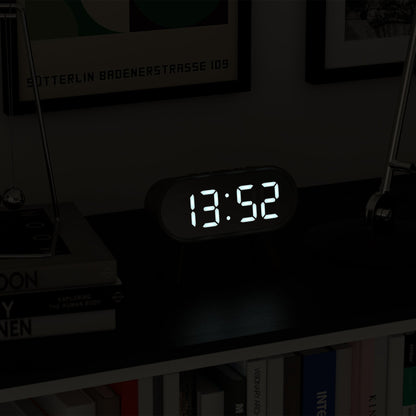 Newgate Space Hotel Cyborg Led Alarm Clock Grey