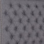 Bed Head Queen Size French Provincial Headboard Upholsterd Fabric Charcoal