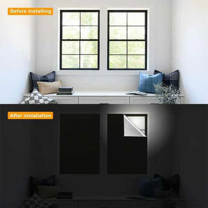 Portable Blackout Curtains for Sunscreen Window Shades Light Blocking Drapes - 3m x 1.45m