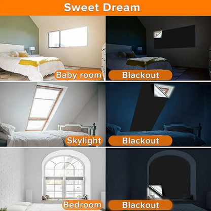 Portable Blackout Curtains for Sunscreen Window Shades Light Blocking Drapes - 3m x 1.45m