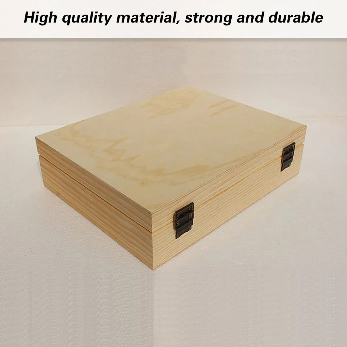 74 Slot Wooden Essential Oils Storage Box 1 Tier Bottle Organizer Rack
