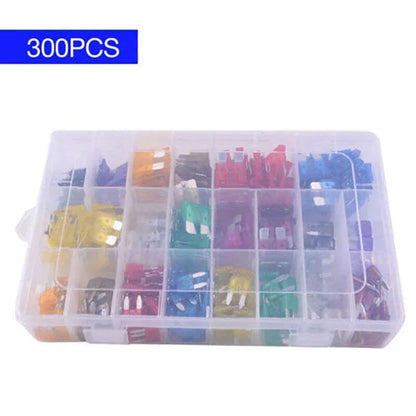 300Pcs Car Blade Fuses Assortment Assorted Kit Blade Set Auto Truck Automotive