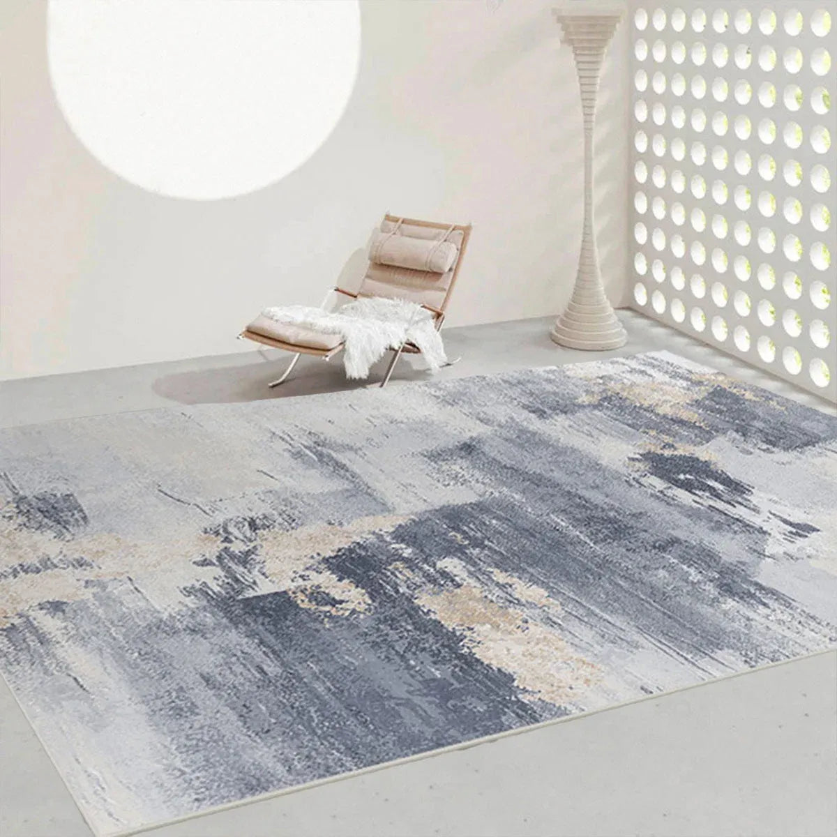 Living Room Carpet Anti Slip Soft Decorative Area Rug Home Floor Mat For Indoor