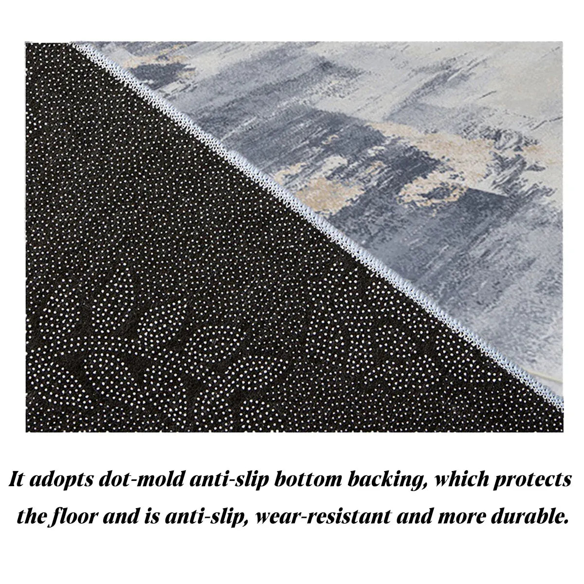 Living Room Carpet Anti Slip Soft Decorative Area Rug Home Floor Mat For Indoor