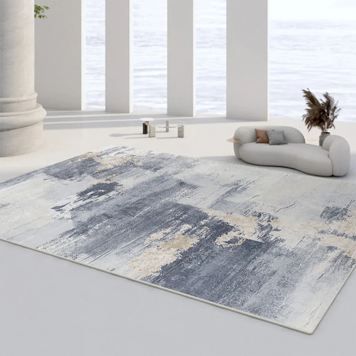 Living Room Carpet Anti Slip Soft Decorative Area Rug Home Floor Mat For Indoor