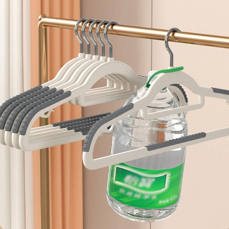 30-Piece Grey and White Non-Slip Clothes Hanger Set