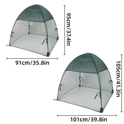 Plant and Vegetable Protective Cover Insect Proof Mesh Garden Netting Cover - 91x91x95cm
