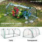 PVC Greenhouse Cover Replacement Plant Tent Garden Shelter No Frame - Transparent