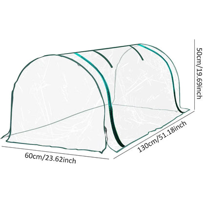 PVC Greenhouse Cover Replacement Plant Tent Garden Shelter No Frame - Grid