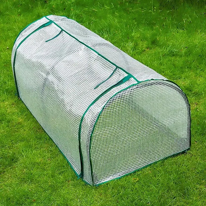 PVC Greenhouse Cover Replacement Plant Tent Garden Shelter No Frame - Grid