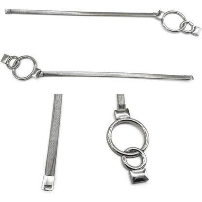 4-Piece Silver Spring Curtain Tieback Set