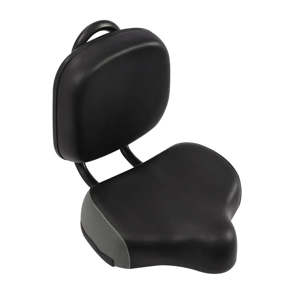 Electric Bicycle Tricycle Seat With Backrest Adjustable Comfortable Bike Seat - Grey