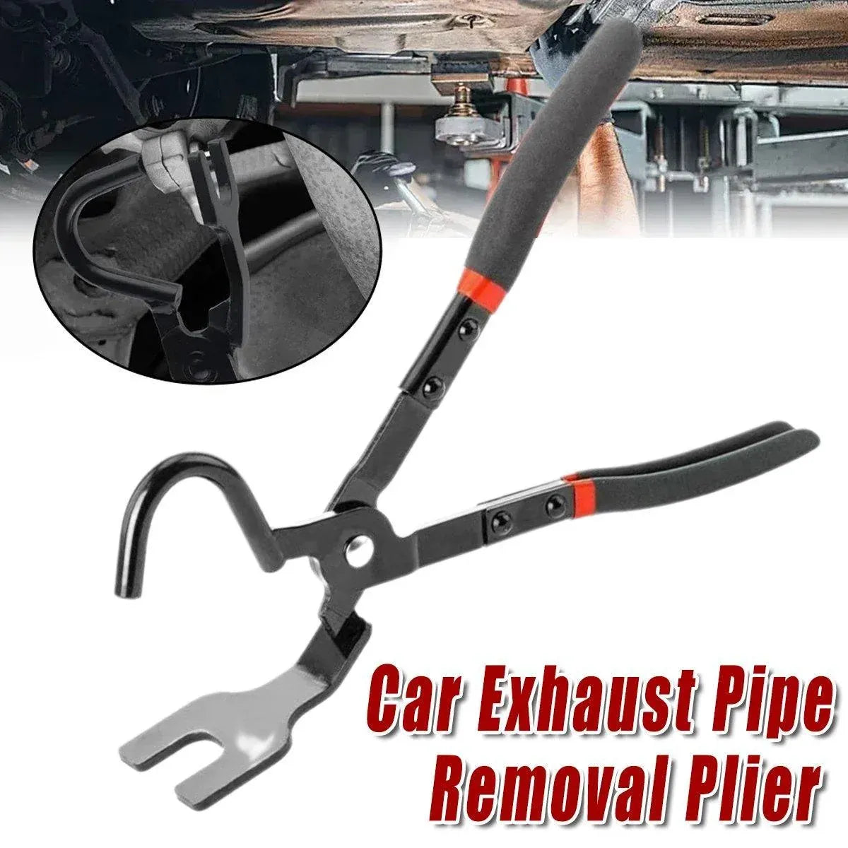 1-Piece Automotive Exhaust Hanger Removal Pliers, Black
