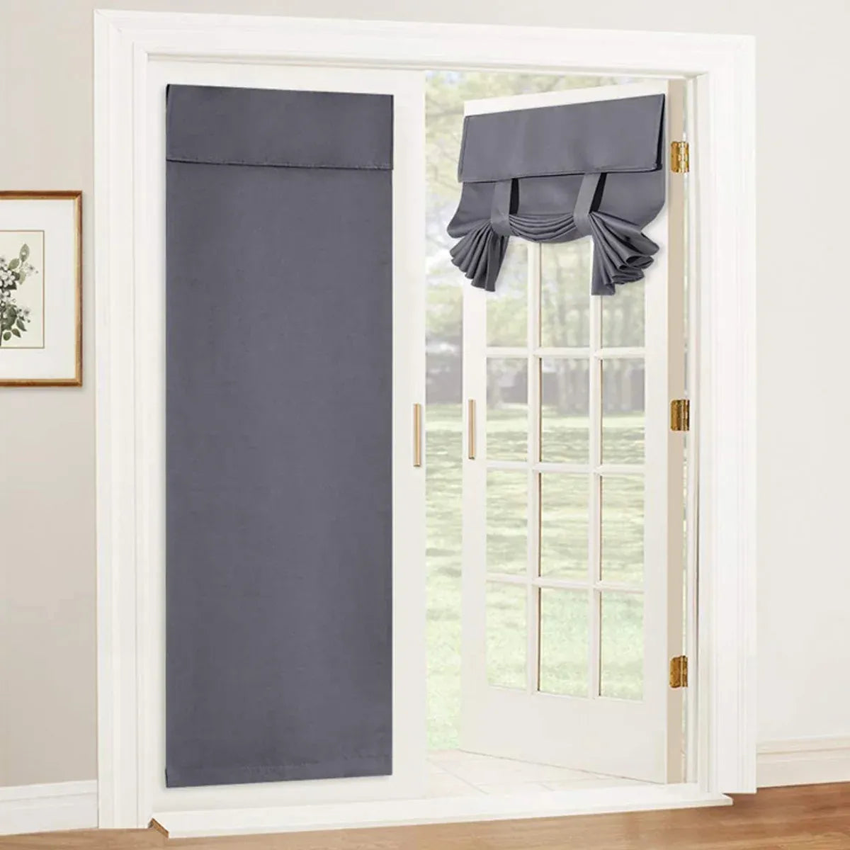 Curtains For Doors and Windows Block Light Blackout Heat Insulation Living Room - Beige