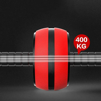 Abdominal Muscle Wheel Exercise Roller Fitness Equipment for Home Gym Men Women - Red