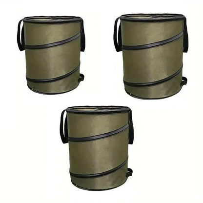 Collapsible Leaf Bin Outdoor Waste Bin for Garden Yard Cleanup and Storage - M