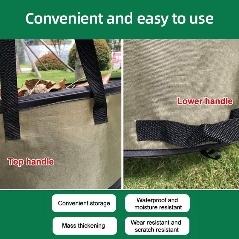 Collapsible Leaf Bin Outdoor Waste Bin for Garden Yard Cleanup and Storage - M