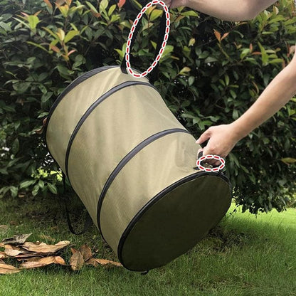 Collapsible Leaf Bin Outdoor Waste Bin for Garden Yard Cleanup and Storage - M