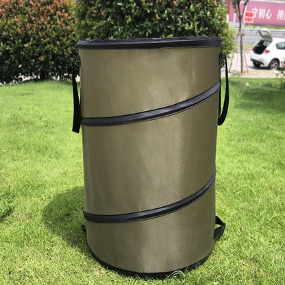 Collapsible Leaf Bin Outdoor Waste Bin for Garden Yard Cleanup and Storage - M