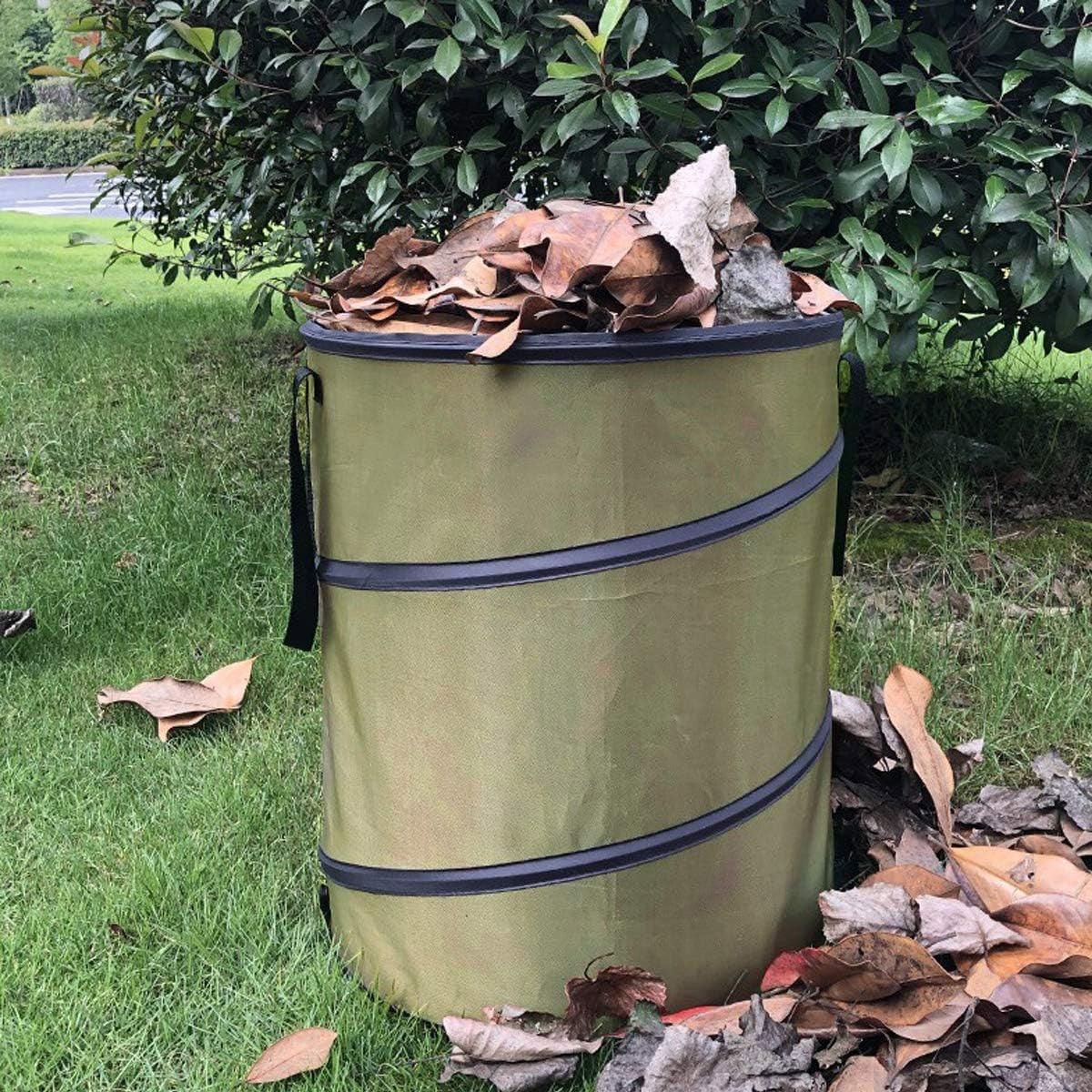 Collapsible Leaf Bin Outdoor Waste Bin for Garden Yard Cleanup and Storage - S
