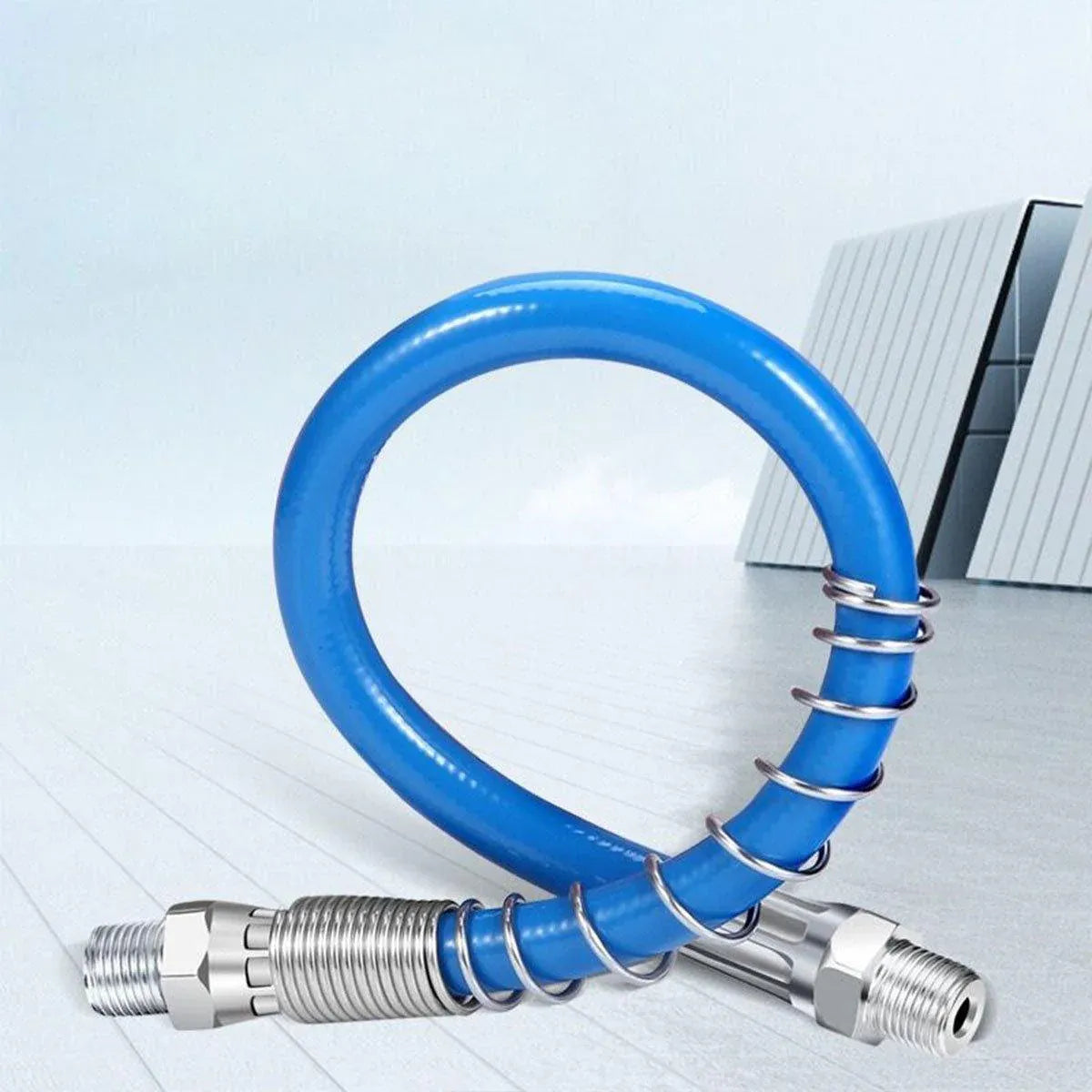 Grease Gun Hose Barrel Nozzle Kit Soft Tube Accessories for Automotive Grease - 150cm