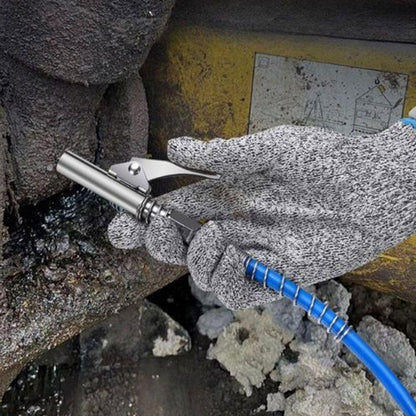 Grease Gun Hose Barrel Nozzle Kit Soft Tube Accessories for Automotive Grease - 30cm