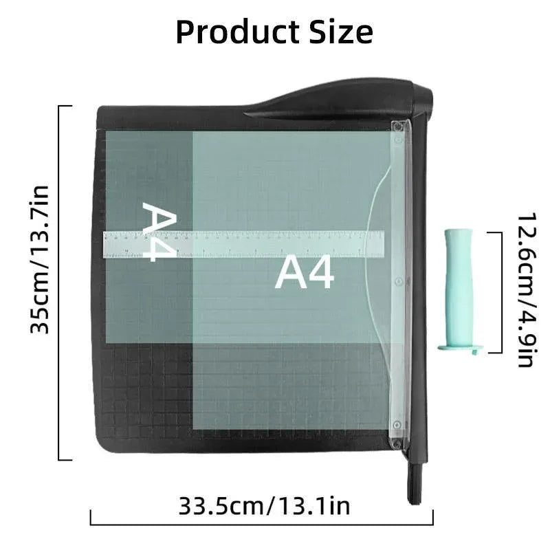 1-Piece A4 Guillotine-Style Paper Cutter